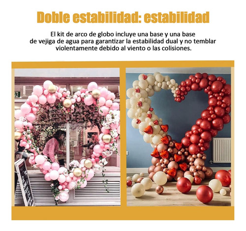 Estructura Base De Globos Corazon Para Decoración 166*150cm