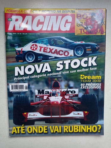 Revista Racing Nº 48 - 2000 - Stock Car / Barrichello