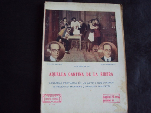 Revista De Teatro - Bambalinas # 444 (1926) Aquella Cantina 