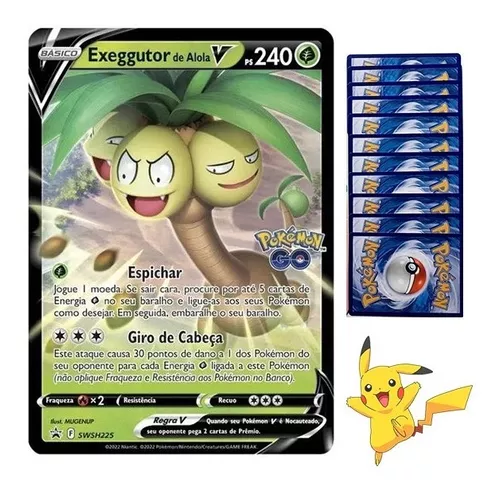 Kit 30 Cartas Pokemon Aliados Gx Mega Ex V Vmax