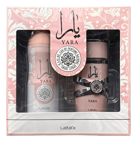 Set Lattafa Yara Edp 100 Ml + Deo Spray 200 Ml Set 2 Pcs