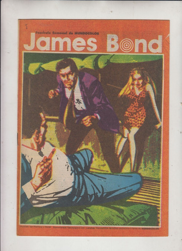 Comic James Bond Ian Fleming Nº 5 Uruguay Años 80 Unico Raro