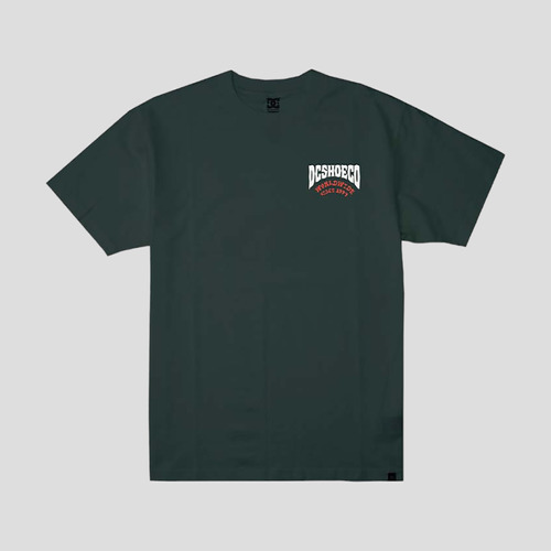 Remera Dc Shoes Modelo Defiant Verde Oscuro Exclusiva