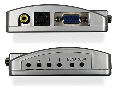 Adaptador Vga A Rca, Convertidor De Video Compuesto Av S A V