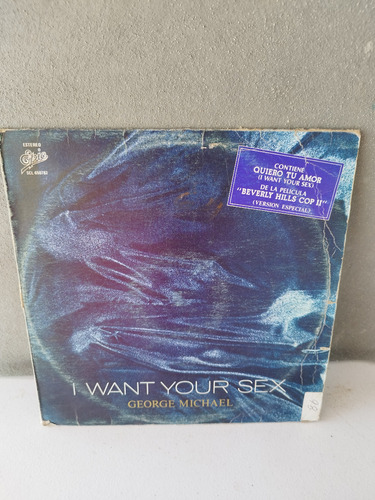 Vinyl Lp Acetato George Michael I Want Your Sex