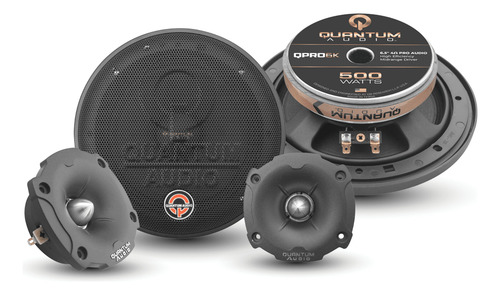 Set De Medios Quantum High Qpro6k 500watts Rms 6.5 Pulgadas