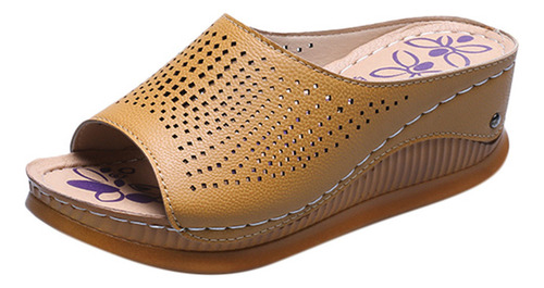 Zapatillas Con Cuñas N Para Mujer, Zapatos De Tacón A La Mod