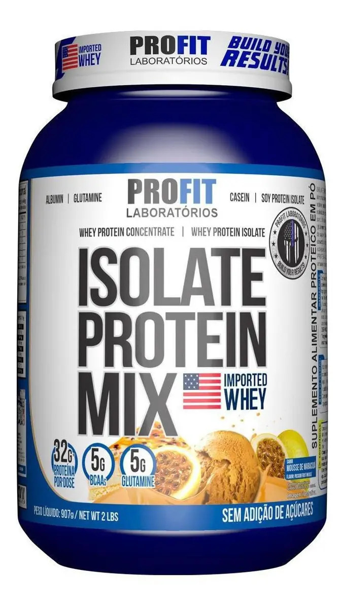 Whey Isolate Protein Mix Pote 907g - Profit — foto 1 de 3
