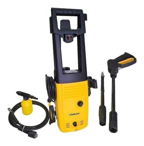 Lavadora Alta Pressão 1400w Rodas Alça Longa + Kit Hlx Tekna