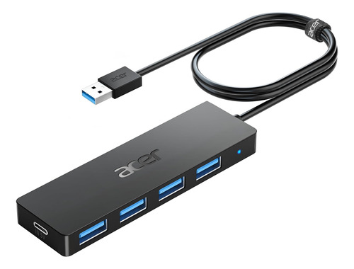 Concentrador Multiple Usb Acer, Multiple, Usb A 120 Cm Black