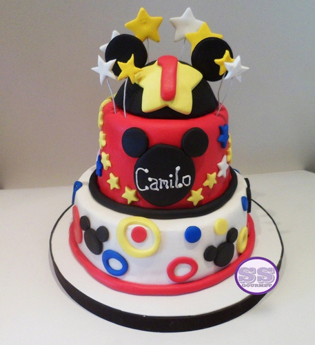 Torta Mickey - Ideal Para Cumpleaños Infantiles