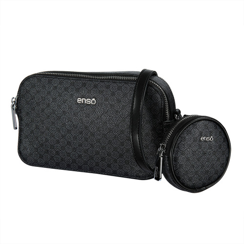 Bolsa Crossbody Enso Mujer Eb25503cbmb Monograma Negro