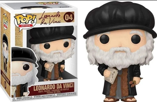 Funko Pop Artistas Leonardo Da Vinci #04 Nuevo Raro Original