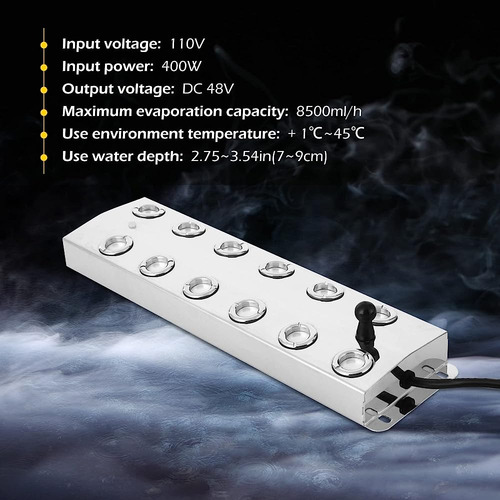 Dyna-living Ultrasonic Mist Maker 12 Head Ultrasonic Pond Fo
