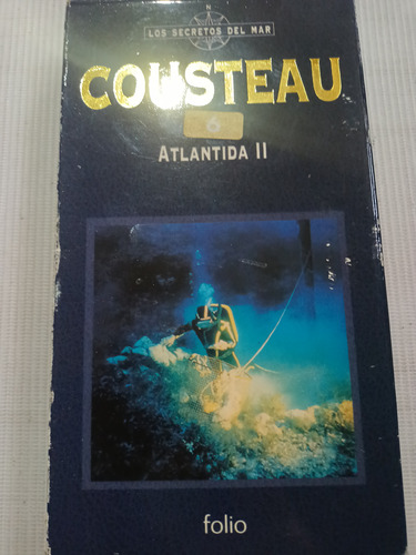 Película Vhs Cousteau 6 Atlántida Ii Jack Cousteau