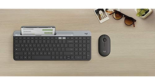 Imagen 3 de 4 de Logitech K580 Delgado Teclado Inalambrico Multidispositivo