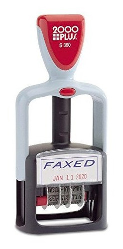 2000plus Mensaje Sello De Fecha, Faxed, Self-inking (011032 