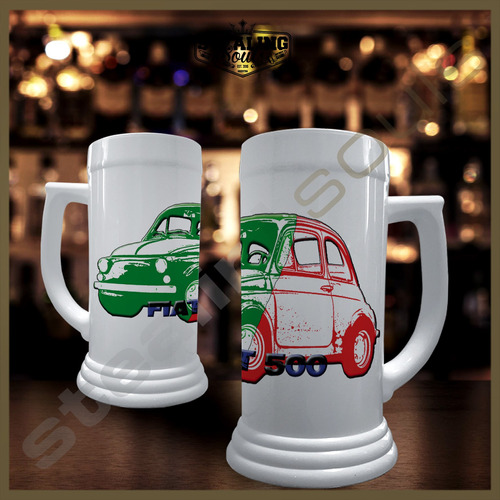 Chopp Plastico Cerveza | Fiat #029 | Abarth 595 Lancia Uno