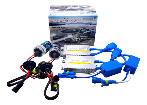 Kit Xenon 55w Ac 55 Watts 6000k H7 18 Meses Garantia  