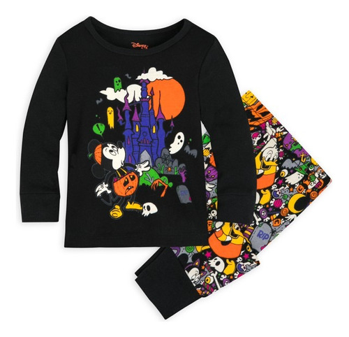 Pijama Bebé Mickey Amigos Halloween Original Disney Store