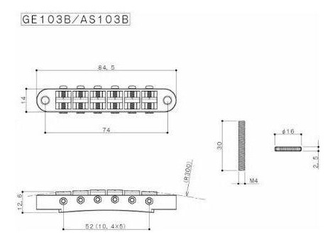 Ponte Gotoh Fixa Ge103b Chrome - Original Revendedor Oficial