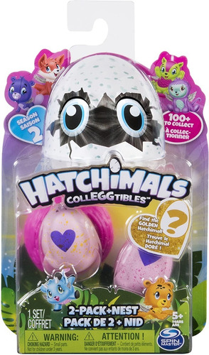 Hatchimals 6041329  Colleggtibles Pack De 2+nido Tempor  2