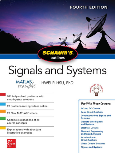Libro: Schaums Outline Of Signals And Systems, Fourth Editi