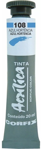 Tinta Acrilica Corfix Para Pintura Em Tela 20ml - Gr. 1