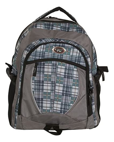 Calpak North Shore Olive Plaid Mochila De Lujo De 18 Pulgada