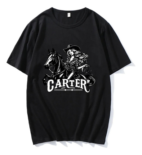 Camiseta De Algodón Con Estampado Gráfico Cowboy Carter