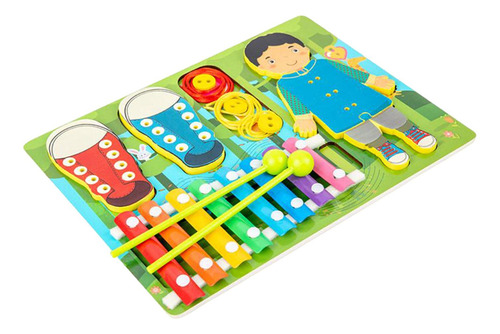 Busy Board Para Niños, Juguete Sensorial Busy Board Montesso