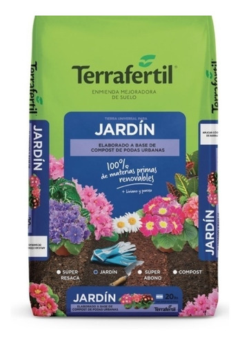 Tierra P/jardin Terrafertil 50l