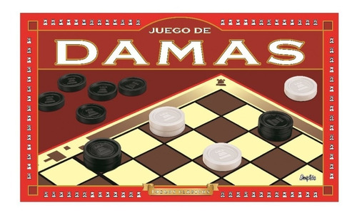 Damas Juego De Mesa Clásico Para Toda La Familia Impla-lanus