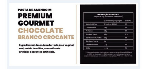 Imagem 3 de 3 de Manicrem Pasta De Amendoim Sabor Chocolate Branco 1,010kg