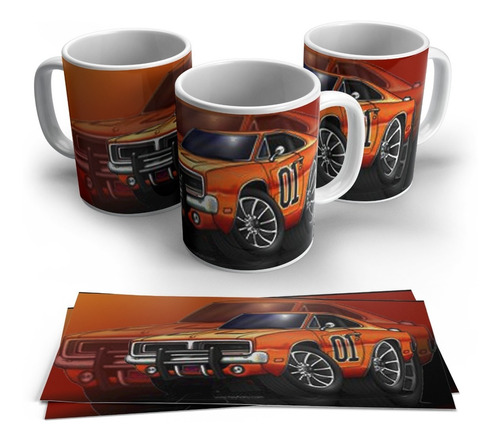 Taza Los Dukes De Hazar General Lee  Irrompible