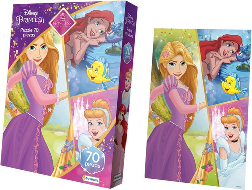 Puzzle Rompecabezas 70 Piezas Disney Princesas Tapimovil