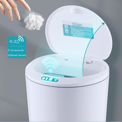 3 Cubos De Basura Con Sensor Automático Manos Libres