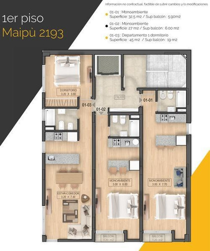 Imagen 4 de 15 de Departamento Monoambiente - Macrocentro