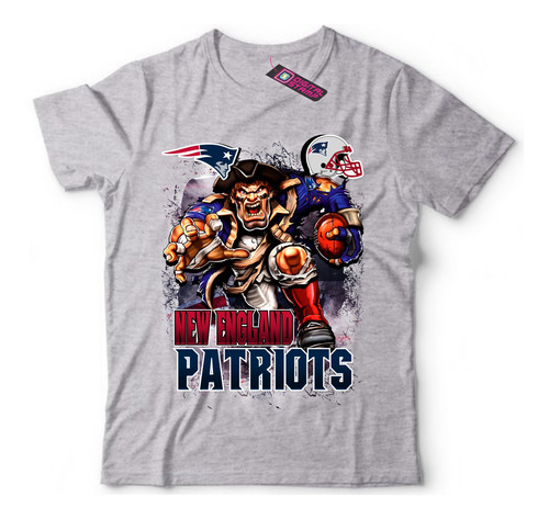 Remera New England Patriots Equipo Nfl 20 Dtg Premium