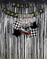 Comprar Set Kit Decoración Cumpleaños Motos Racing Carrera Rally