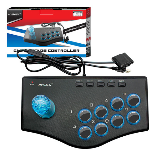 Joystick Usb Retro Arcade Game Rocker Para Ps2/ps3