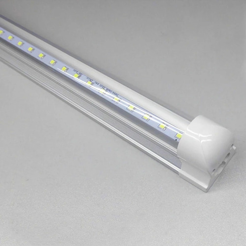 Set 2 Tubos Led T8 120cm 18w Con Base Conectores Extensibles