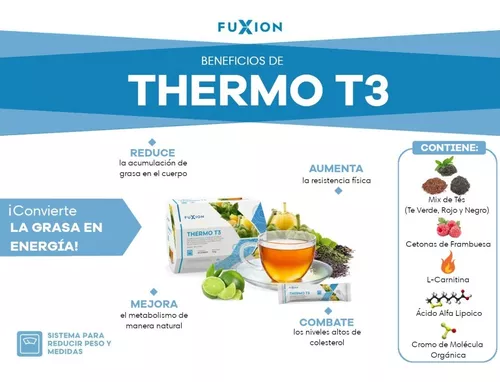 Termo Te Fuxion - Transforma La Grasa En Energía