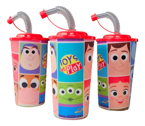  20 Vasos Dulceros Reutilizables Toy Story Fiesta Toy Story