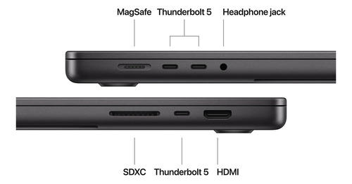 Apple Macbook Pro 16 Nanotexturado M4 Max 64gb Ram 2tb Ssd Negro Espacial