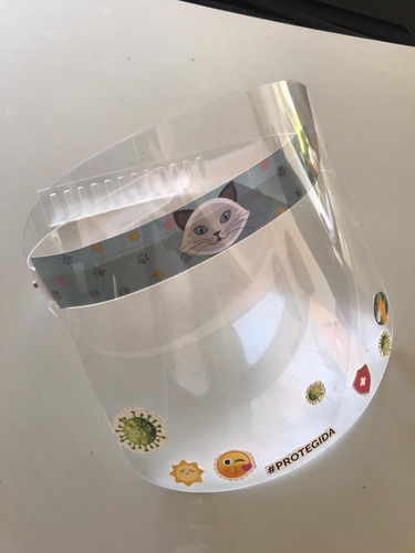 Imagem 5 de 7 de Máscara De Proteção Face Shield Infantil Exhimia