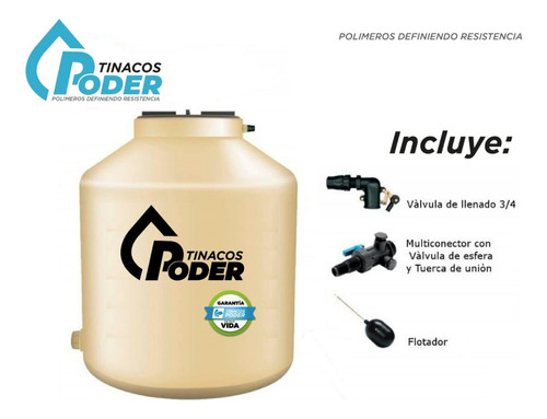 Tinaco Poder 450 Lts Tricapa C/accesorios