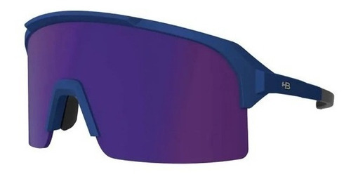 Imagem 2 de 3 de Óculos Ciclismo Hb Edge Azul Lente Azul Multi
