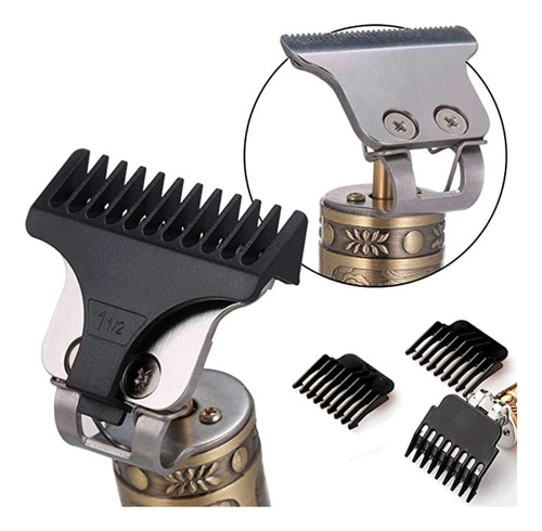 Máquina Profissional De Acabamento Cabelo Barba Recarregável