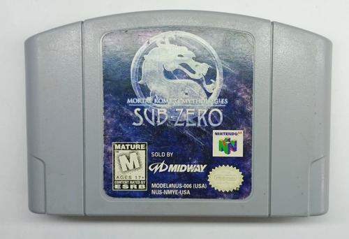 Mortal Kombat Mythologies: Sub-zero Nintendo 64 Rtrmx Vj B